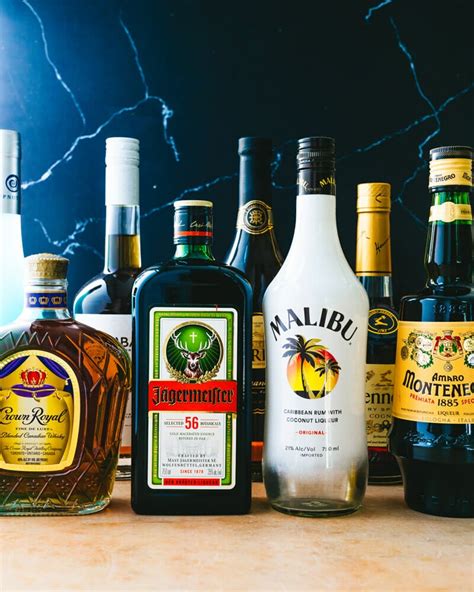 Types Of Alcohol And Liquor Names A Couple Cooks
