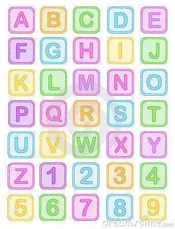 Practice sounds associated with each letter. Baby blocks alphabet | Free printable alphabet letters ...