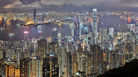 Cityscape Dusk Hong Kong Wallpapers Hd Desktop And Mobile Backgrounds