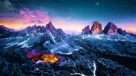 Tre Cime Di Lavaredo Three Peaks Of The Dolomites Italy Colors