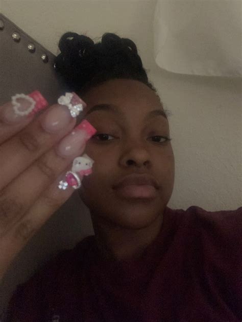 Yall Gone See This New Set 😒 In 2023 Cute Pink Nails Hot Pink Nails