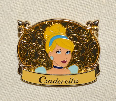 Cinderella Disney Pin Princess Plaque Pin Wdi Limited Edition Etsy