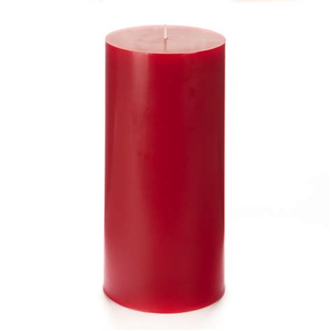 4x8 Red Pillar Candle