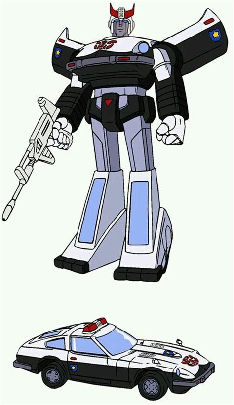 Prowl G1 Animation Model 80s Cartoons Transformers