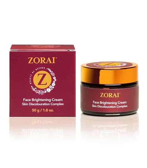 Face Brightening Cream Skin Discolouration Complex Zorai Skincare
