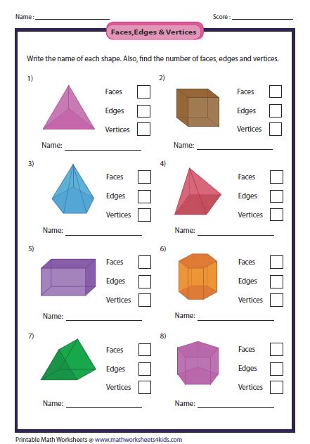 Solid 3d Shapes Worksheets Lezioni Di Matematica Lezioni Di