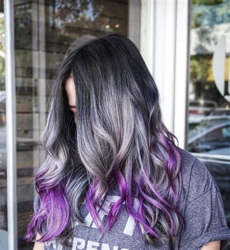 25 Cool Black And Grey Hair Color Ideas Trendy Now August