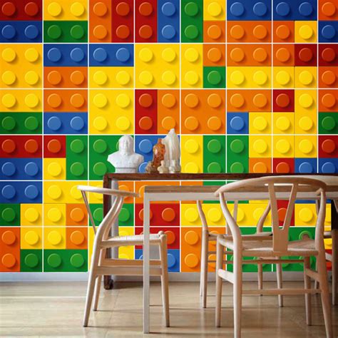 Bricks Wall Tiles Stickers Pack Of 49