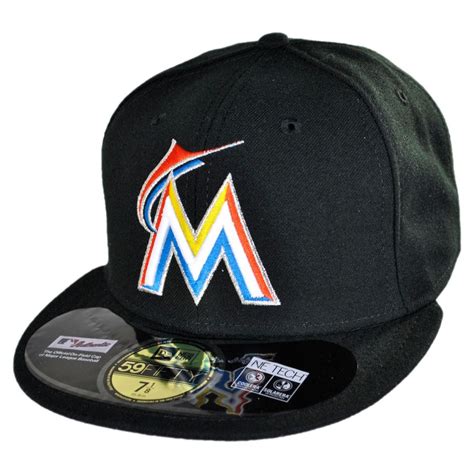 New Era Miami Marlins Mlb Home 59fifty Fitted Baseball Cap Mlb Baseball Caps