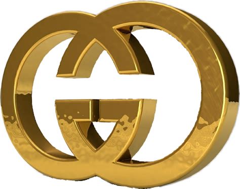 freetoedit guccigang gucci png gold logo sticker guccil... png image