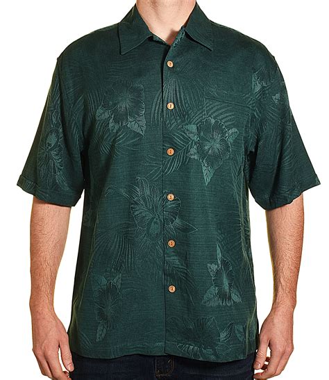 Button Down Hawaiian Washable Luxury Jamaica Jaxx Shirt Silk Size
