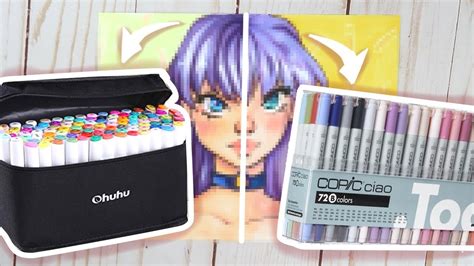 Ohuhu Markers Vs Copic Markers Marker Review Youtube