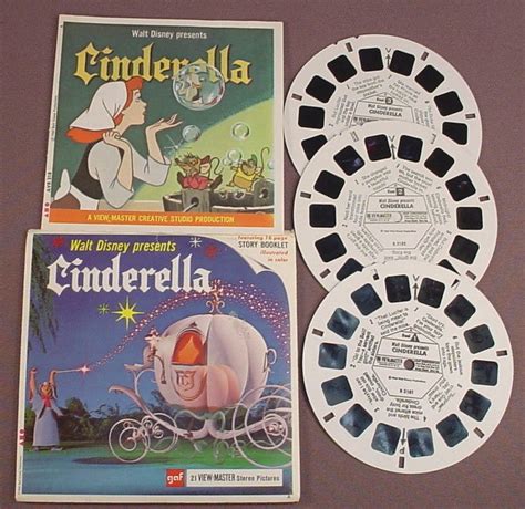 View Master Set Of 3 Reels Disney Presents Cinderella B 318 B318