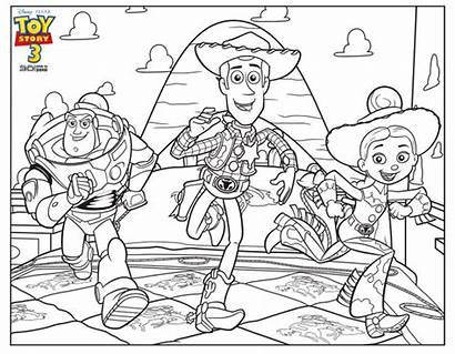 Toy Story Coloring Disney Pixar Pages Activity