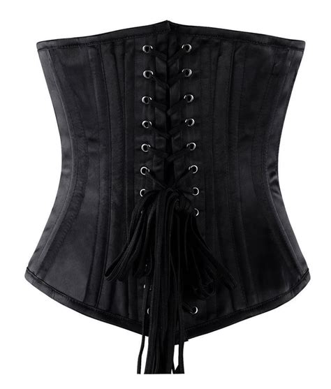 Waist Training Corset Underbust 26 Steel Bones Cincher Double Steel