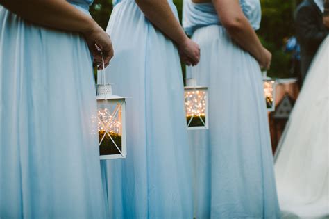Maybe Each Bridesmaid Could Walk Down The Isle With A Lighted Lantern And Bouquet Or Just The