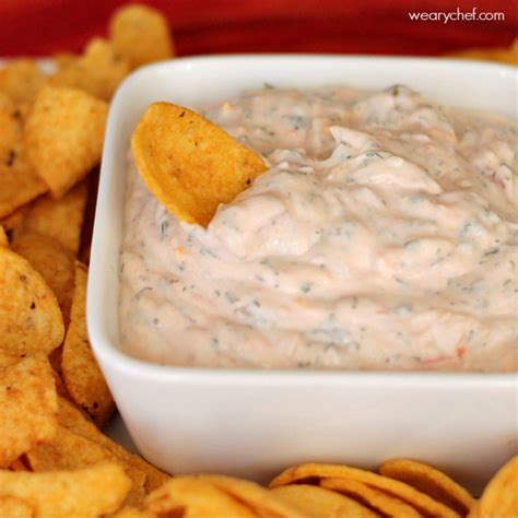 Dipping sauce for sweet potato friesthe gunny sack. All-Time Favorite Mexican Sour Cream Dip - The Weary Chef