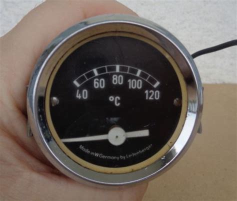 Purchase Vintage Car Temperature Gauge Used In Thessaloniki