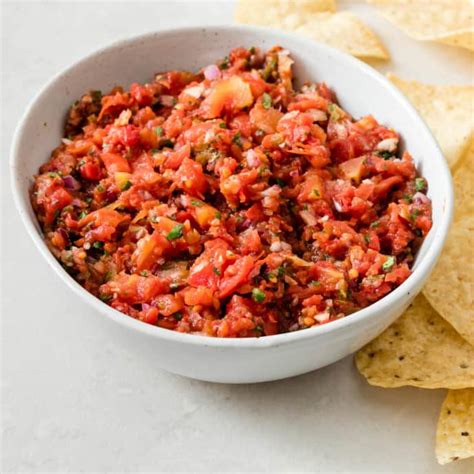 One Minute Tomato Salsa Americas Test Kitchen Recipe