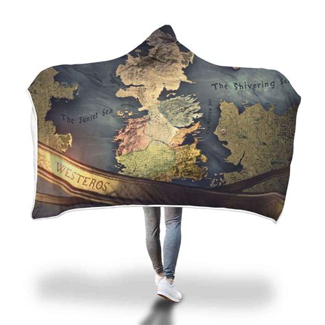 Map Of Westeros Blanket Maps Of The World