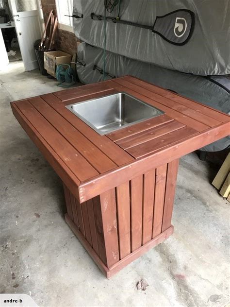 Outdoor Table Ice Bucket Isle Furniture