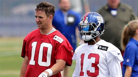 Eli Manning Solid And Steady Odell Beckham Quiet But Effective At
