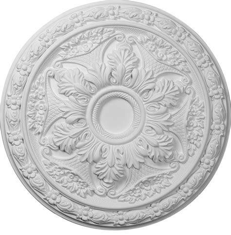 If the artistic droplight is the pearl in hall, the ceiling medallion are the exhibition stage that supports the artistic droplight. 20"OD Baile Ceiling Medallion - Modern - Ceiling ...