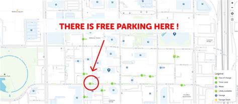 2023 Map Of Free Parking In Bellevue Spotangels