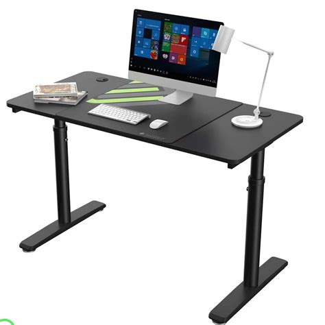 Eureka Ergonomic Height Adjustable Computer Desk 47 Inch With Free La