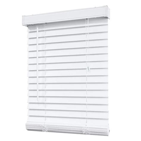 Home Decorators Collection 2 Inch Faux Wood Blind In White 60 Inch X