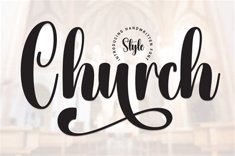 Church Font By Andikastudio · Creative Fabrica