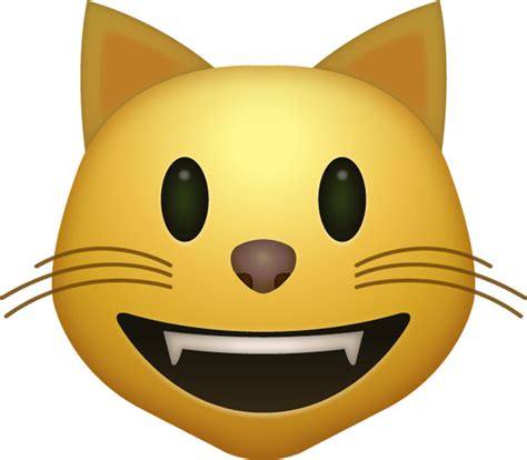 Kitty Cat Dp For Whatsapp Smiling Cat Emoji Free Download Ios Emojis