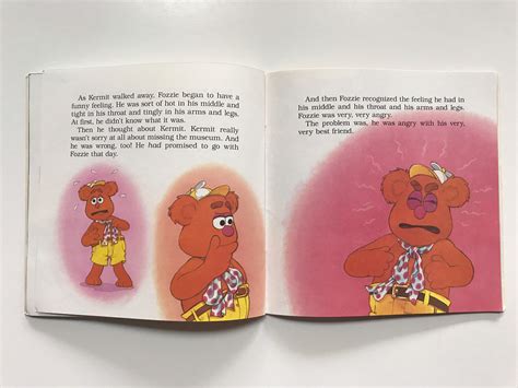Muppet Kids Jim Henson 1989 Im Mad At You Book Children Kids Etsy