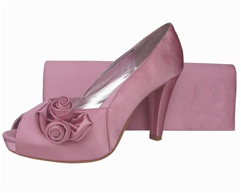 Ladies Quartz Pale Pink Evening Shoes Sole Divas