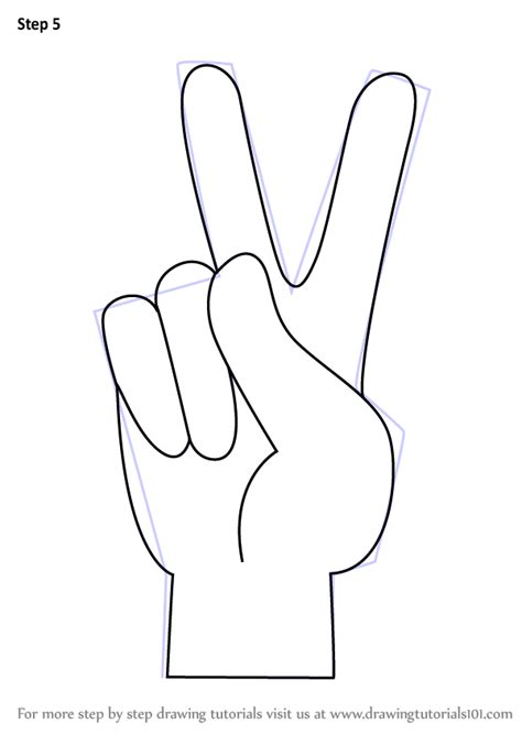 Watch how to draw a hand making a peace sign what you'll need: Learn How to Draw Peace Sign Hand (Symbols) Step by Step ...