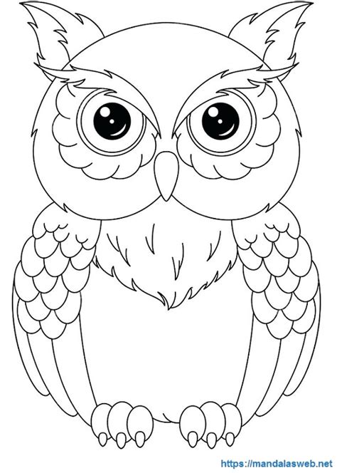 41 Mandalas y Dibujos de Búhos Para Colorear 🥇 e Imprimir