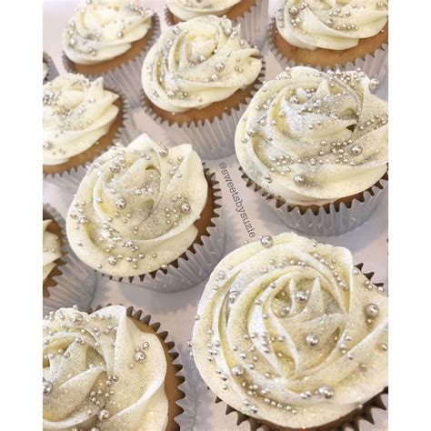 Silver Glitter Cupcakes Made By Sweetsbysuzie In Melbourne Sparkly