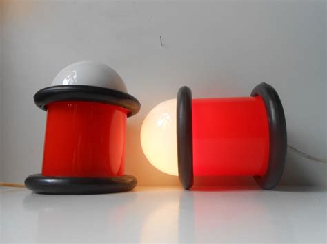 Vintage Epoke 2 Lamps By Michael Bang For Holmegaard 1970s Set Of 2