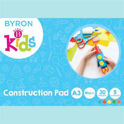 Jasart Byron Kids Paper Pads Arts And Crafts Supplies Online Australia