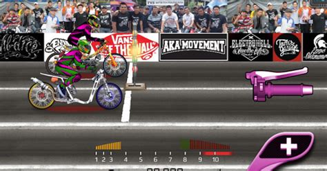 You are a drag bike manager, trying your luck. Download Drag Bike 201M Indonesia Game | Gregblondin