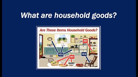 What Are Household Goods Youtube