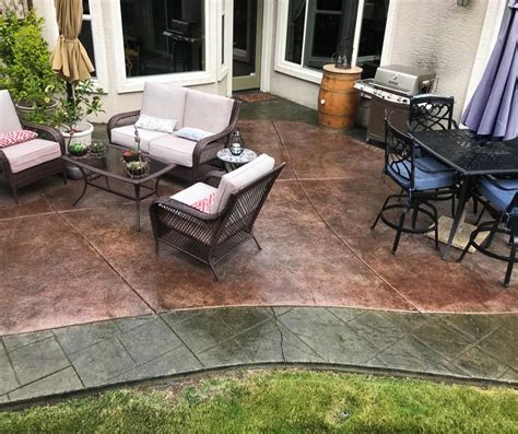 Stained Concrete Patio In 3 Easy Steps Direct Colors Concrete Stain