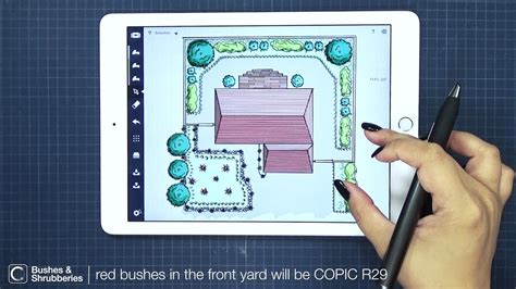 Best mobile apps for architecture 2020. How to color a backyard landscape architecture design in ...