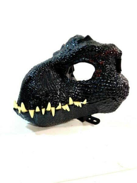 Jurassic World Fallen Kingdom Indoraptor Mask Black Dinosaur Jaws Open Costume Toys Tv Movie