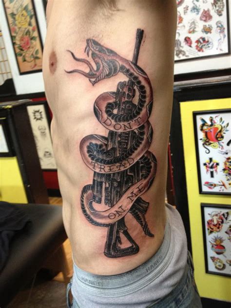 If i'm not your taste, babe, waste. 20 Don't Tread on Me Tattoo Designs - Hative