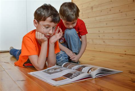 Boys Are Reading A Book Free Stock Photo Public Domain Pictures