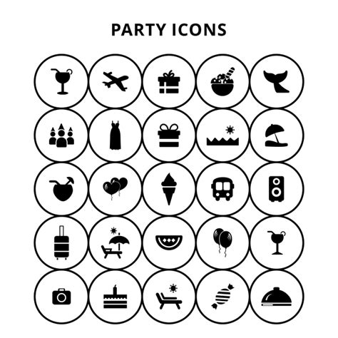 Parties Vector Design Images Party Icons Party Icon Png Image For