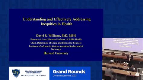 Grand Rounds With Dr David R Williams Youtube