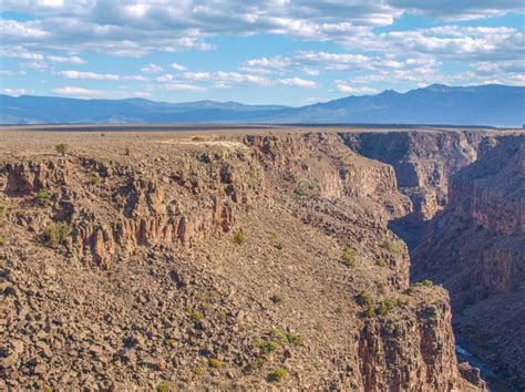 Rio Grande Gorge Near Taos New Mexico Stock Image Image Of Chasm