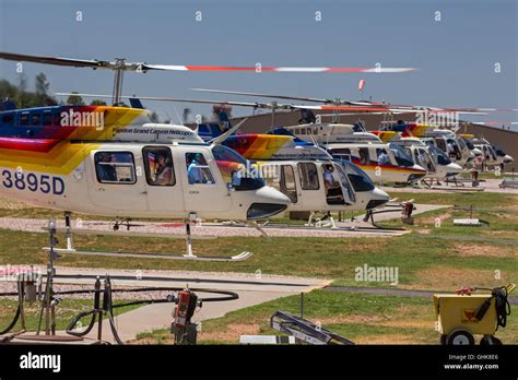 Tusayan Arizona Sightseeing Helicopters At Grand Canyon National